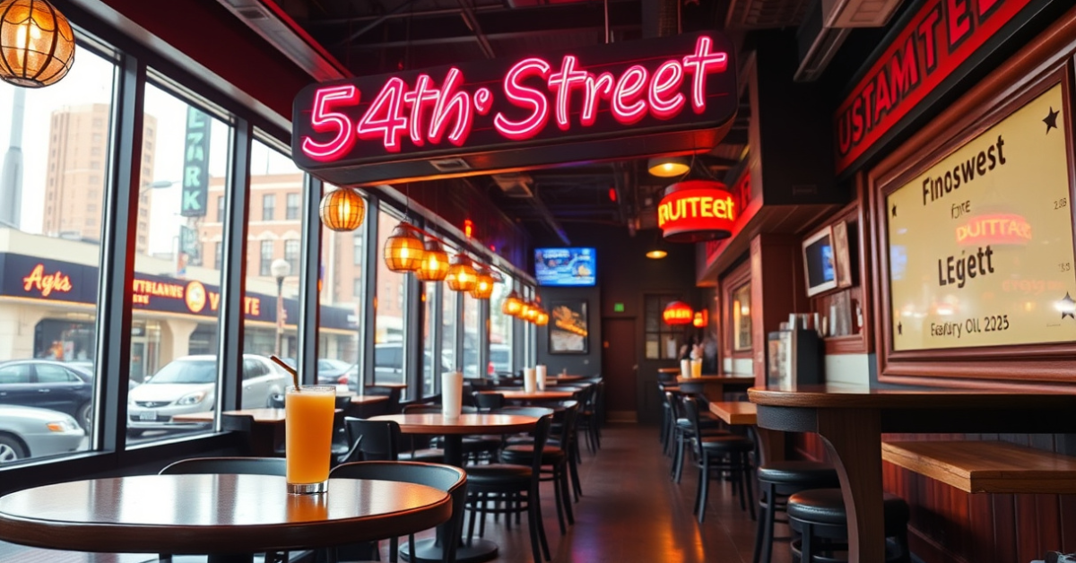 54th Street Drink Menu With Prices For 2026