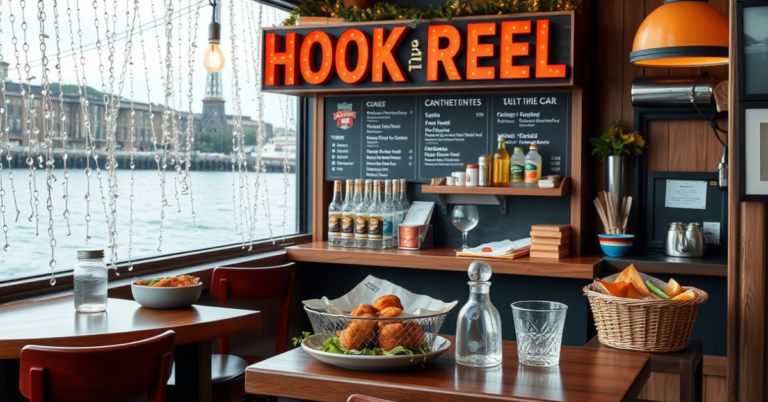 Hook And Reel Menu With Prices For 2026