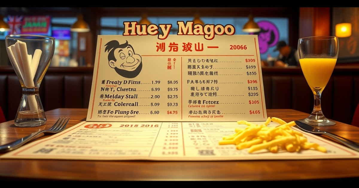 Huey Magoo’s Menu With Prices For 2026