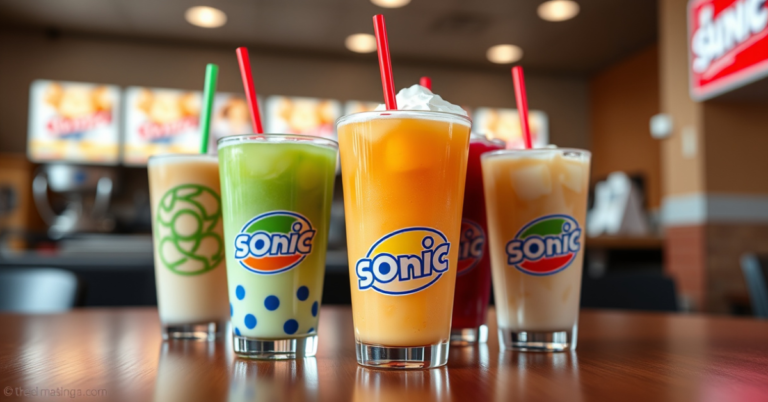 Sonic Drink Menu With Prices For 2026