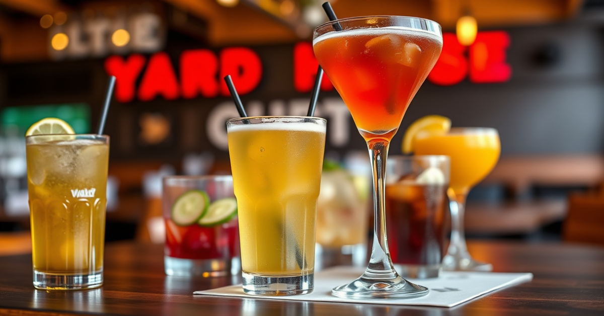 Yard House Drink Menu With Prices For 2026