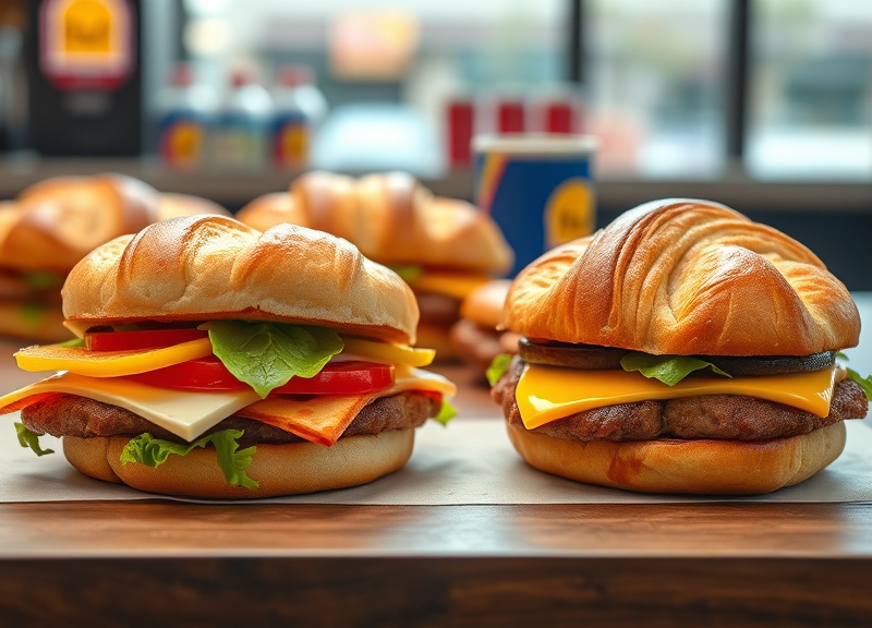 Breakfast Sandwiches & Croissants