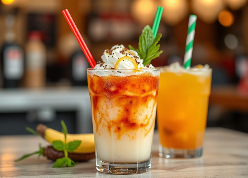 What are the popular toppings I can add to my drinks at 85 Degrees?