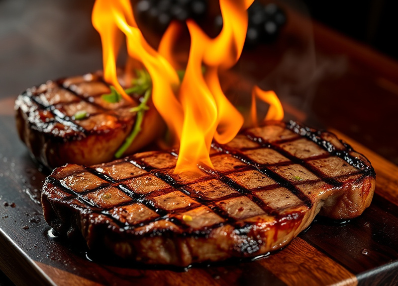 Wood-Fired Steaks